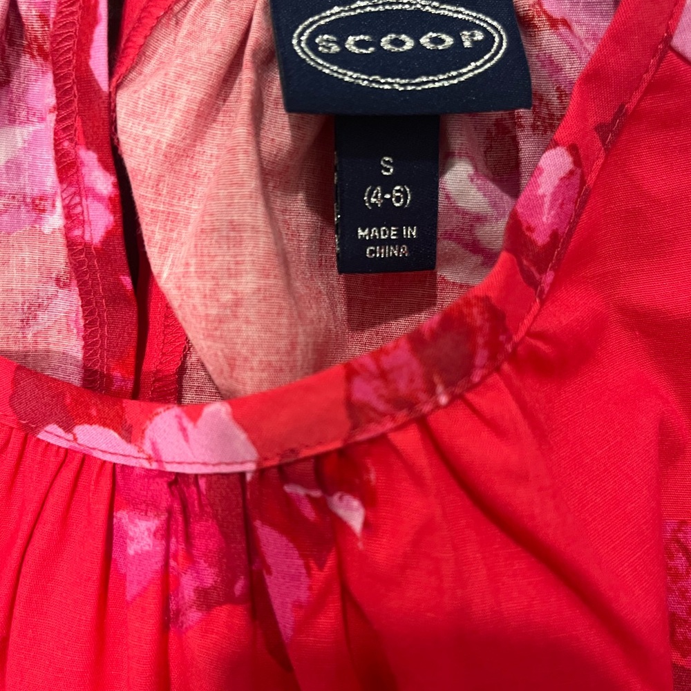 NWOT: Scoop NYC side cut out floral dress in Size Small - Picture 7 of 8